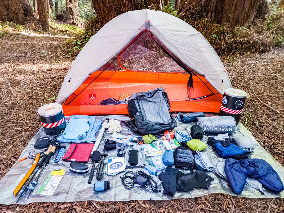 Backpacking Gear List